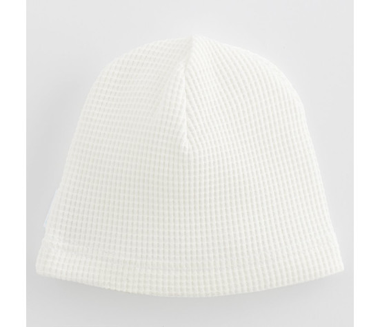 Kojenecká bavlněná čepička New Baby Luxury clothing bílá, Bílá 92/98