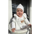 Kojenecká bavlněná čepička New Baby Luxury clothing bílá, Bílá 92/98