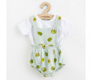 Mušelínový kojenecký set Kraťasy a Tričko New Baby Avocado, Zelená 62 (3-6m)
