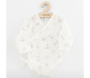 Kojenecké mušelínové body s bočním zapínáním New Baby Zoe, Bílá 62 (3-6m)