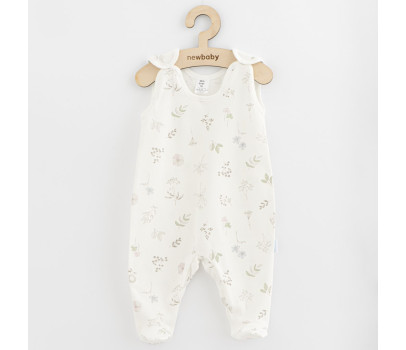 Kojenecké bavlněné dupačky New Baby Zoe, Bílá 80 (9-12m)