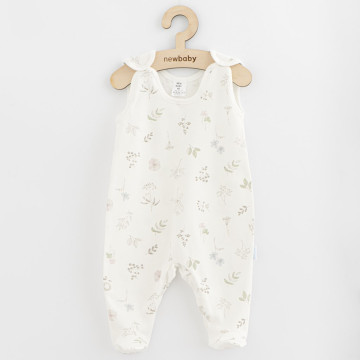 Kojenecké bavlněné dupačky New Baby Zoe, Bílá 80 (9-12m)