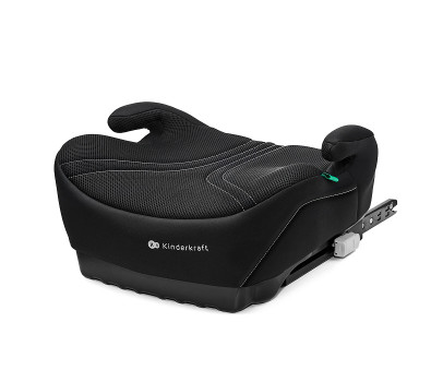 Dětský podsedák ISOFIX i-Size 125–150 cm – lehký, AIR FLOW, černý