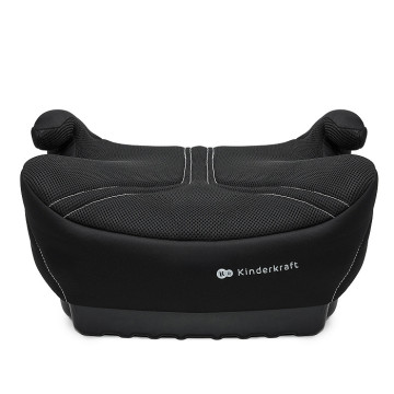 Dětský podsedák ISOFIX i-Size 125–150 cm – lehký, AIR FLOW, černý