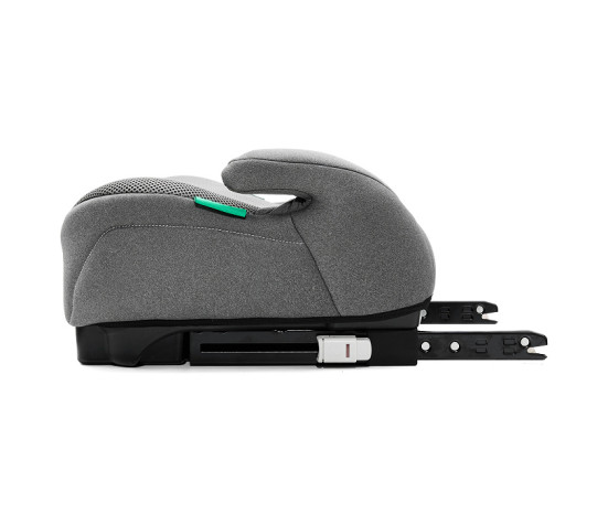 Dětský podsedák ISOFIX i-Size 125–150 cm – lehký, AIR FLOW, šedý