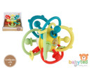 Koulíček babyted chrastítko silikon/plast 13x9cm v krabičce 6m+