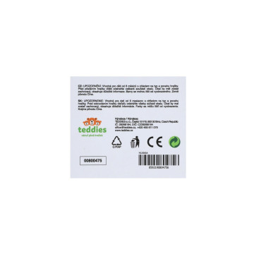Koulíček babyted chrastítko silikon/plast 13x9cm v krabičce 6m+