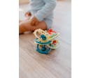 Koulíček babyted chrastítko silikon/plast 13x9cm v krabičce 6m+