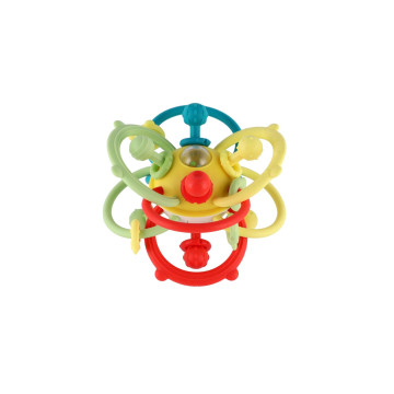 Koulíček babyted chrastítko silikon/plast 13x9cm v krabičce 6m+