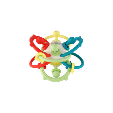 Koulíček babyted chrastítko silikon/plast 13x9cm v krabičce 6m+