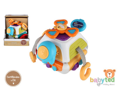 Edukáček babyted plast 11x12cm v krabici 6m+