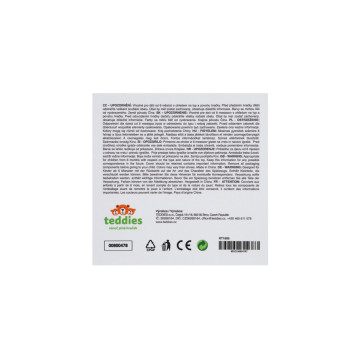 Edukáček babyted plast 11x12cm v krabici 6m+