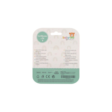 Točáček včelka babyted silikon/plast 9x7cm na kartě 0m+