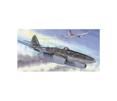 Model Messerschmitt Me 262A 1:72 14,7x17,4cm v krabici 25x14,5x4,5cm