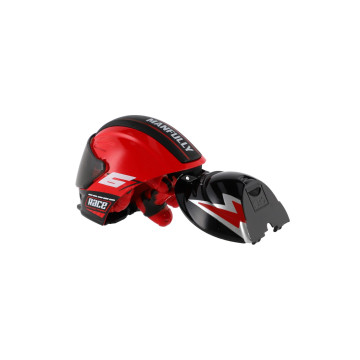 Figurka motorkáře ohebná kov/plast 12cm v krabičce 10,5x16,5cm