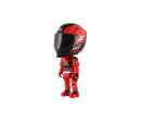 Figurka motorkáře ohebná kov/plast 12cm v krabičce 10,5x16,5cm