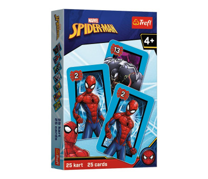 Černý Petr Spiderman společenská hra - karty v krabičce 6x9cm 20ks v boxu