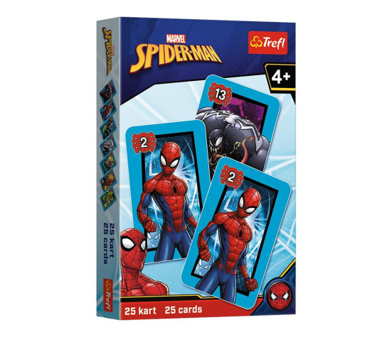 Černý Petr Spiderman společenská hra - karty v krabičce 6x9cm 20ks v boxu