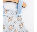Dětské bavlněné lacláčky New Baby Biscuits modrá, Modrá 80 (9-12m)