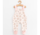 Dětské bavlněné lacláčky New Baby Biscuits růžová, Růžová 80 (9-12m)