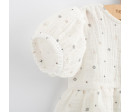 Kojenecké mušelínové šaty New Baby Zora, Bílá 86 (12-18m)