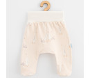 Kojenecké bavlněné polodupačky New Baby Husičky, Béžová 68 (4-6m)
