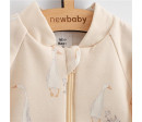 Kojenecká tepláková mikina New Baby Husičky, Béžová 68 (4-6m)