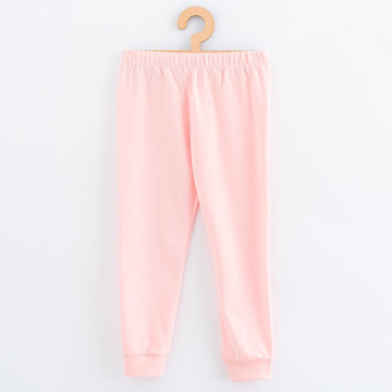 Dětské bavlněné pyžamko New Baby pink bear, Růžová 128/134