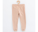 Dětské bavlněné pyžamko New Baby beige dino, Béžová 128/134
