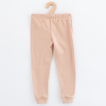 Dětské bavlněné pyžamko New Baby beige dino, Béžová 128/134