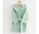 Dětský froté župan New Baby Comfortably mint, Zelená 116/122