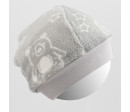 Kojenecká Wellsoft zimní čepička New Baby Winter times, Šedá 80/86