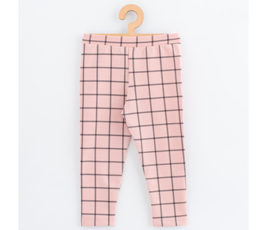 Dětské legíny z teplákoviny New Baby Kindergarten pink, Růžová 104/110
