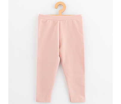 Dětské legíny z teplákoviny New Baby Kindergarten light pink, Růžová 104/110