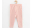 Dětské legíny z teplákoviny New Baby Kindergarten light pink, Růžová 116/122