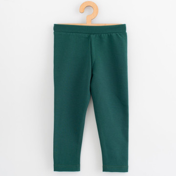 Dětské legíny z teplákoviny New Baby Kindergarten green, Zelená 128/134