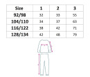 Dětské tepláky New Baby Kindergarten jeans, Modrá 104/110