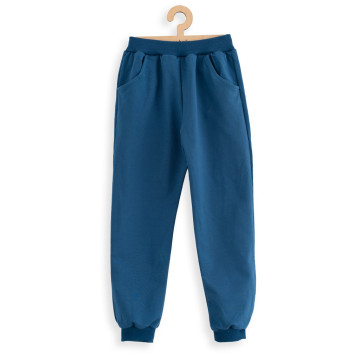 Dětské tepláky New Baby Kindergarten jeans, Modrá 128/134