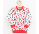 Dětské bavlněné pyžamko New Baby christmas, Červená 128/134