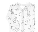 Kojenecká soupravička do porodnice Nicol Baby Animals bílá, Bílá 62 (3-6m)