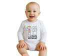 Dětské body s potiskem New Baby .. a budu učitelka!!, Bílá 62 (3-6m)