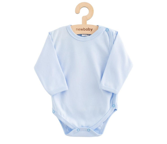 Kojenecké celorozepínací body New Baby Classic II modré, Modrá 56 (0-3m)