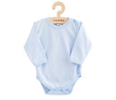 Kojenecké celorozepínací body New Baby Classic II modré, Modrá 68 (4-6m)