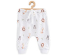 Dětské bavlněné kalhoty Jogger New Baby For Babies safari, Hnědá 56 (0-3m)
