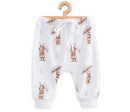Dětské bavlněné kalhoty Jogger New Baby For Babies bunny, Hnědá 56 (0-3m)