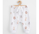 Dětské bavlněné kalhoty Jogger New Baby For Babies safari, Hnědá 68 (4-6m)