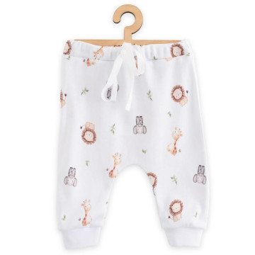 Dětské bavlněné kalhoty Jogger New Baby For Babies safari, Hnědá 86 (12-18m)