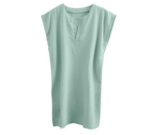 Mušelínové pončo Mommy mint, L/XL