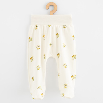 Kojenecké polodupačky z organické bavlny New Baby Olivy, Béžová 62 (3-6m)