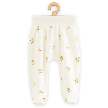 Kojenecké polodupačky z organické bavlny New Baby Olivy, Béžová 62 (3-6m)